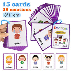 Lachilly Emotions flashcards packaging is compact for home or classroom use