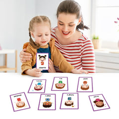 Lachilly Emotions flashcards plastic ring helps keep cards organized