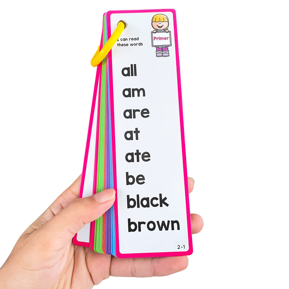 Lachilly long strip flashcards designed for comfortable holding.