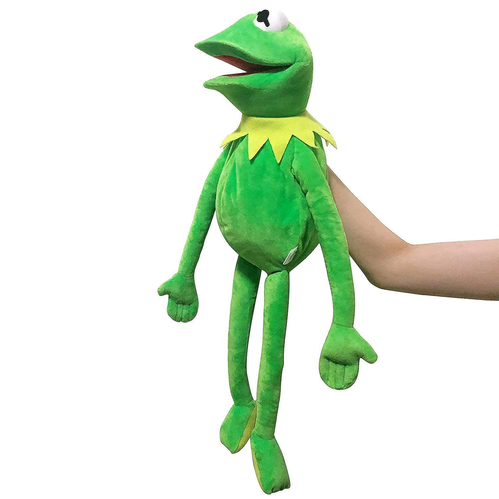 Soft plush Lacroky Kermit puppet ready for hugs and squeezes