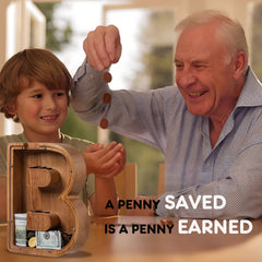 Ladenk gift piggy bank ideal for baby showers and birthdays.