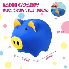 Laebuild Magic Piggy Bank unbreakable shell emphasizes kid-friendly durability.