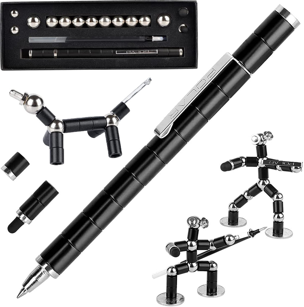 Lafoxla fidget pen includes 13 magnetic rings for versatile shapes