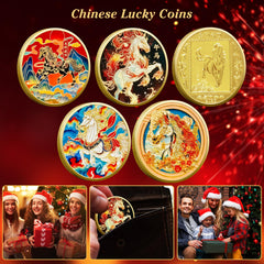 LAIAMER Gift-ready coin set ideal for Lunar New Year celebrations.