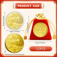 LAIAMER red drawstring bags bundle for Lunar New Year gifts