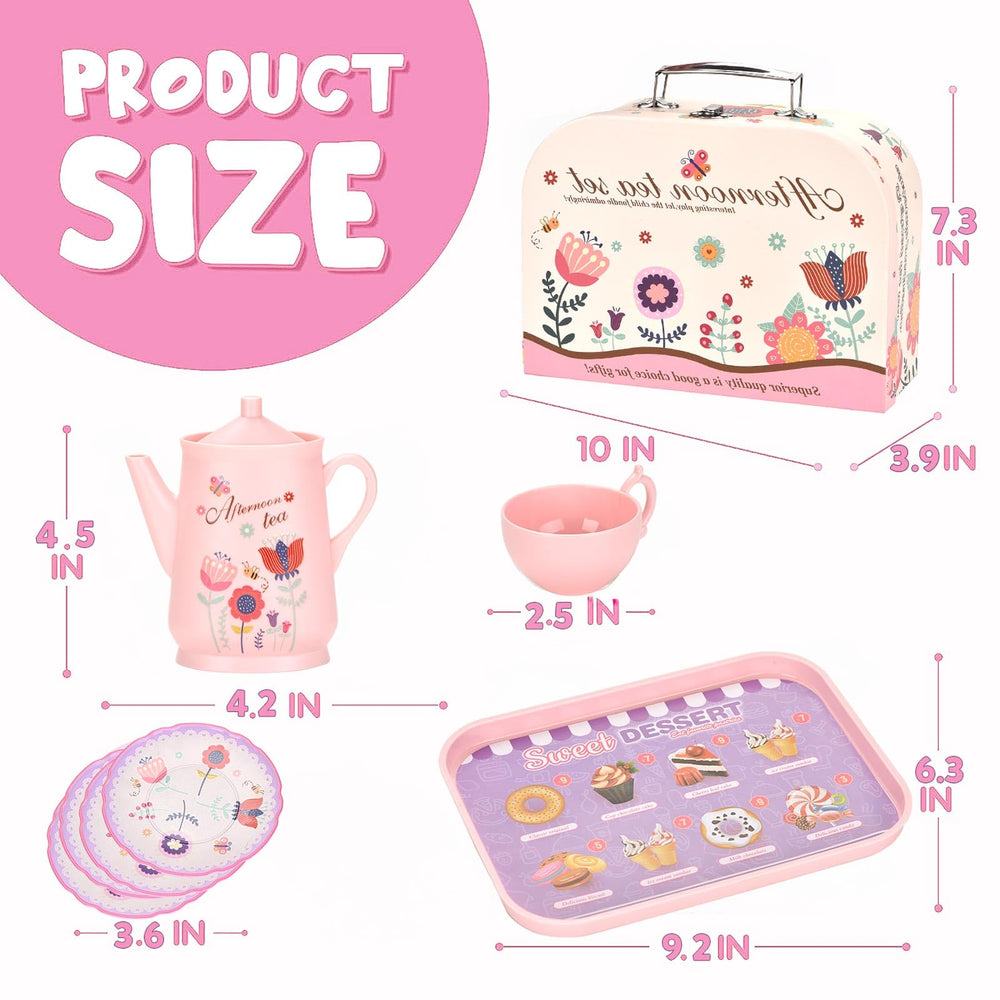 Lajeje carrying case stores all pieces neatly for easy cleanup and travel.
