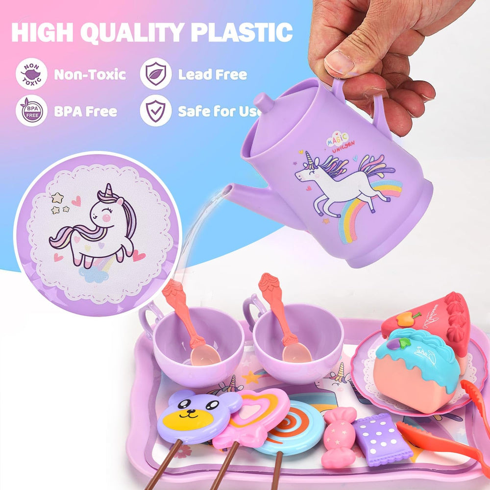 Lajeje Unicorn dessert 19-piece set adds magical pretend treats for kids