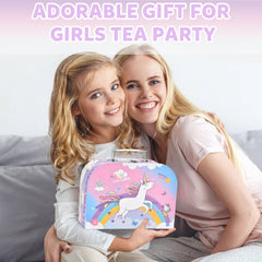 Lajeje Unicorn serving tray keeps play organized and ready for hosting