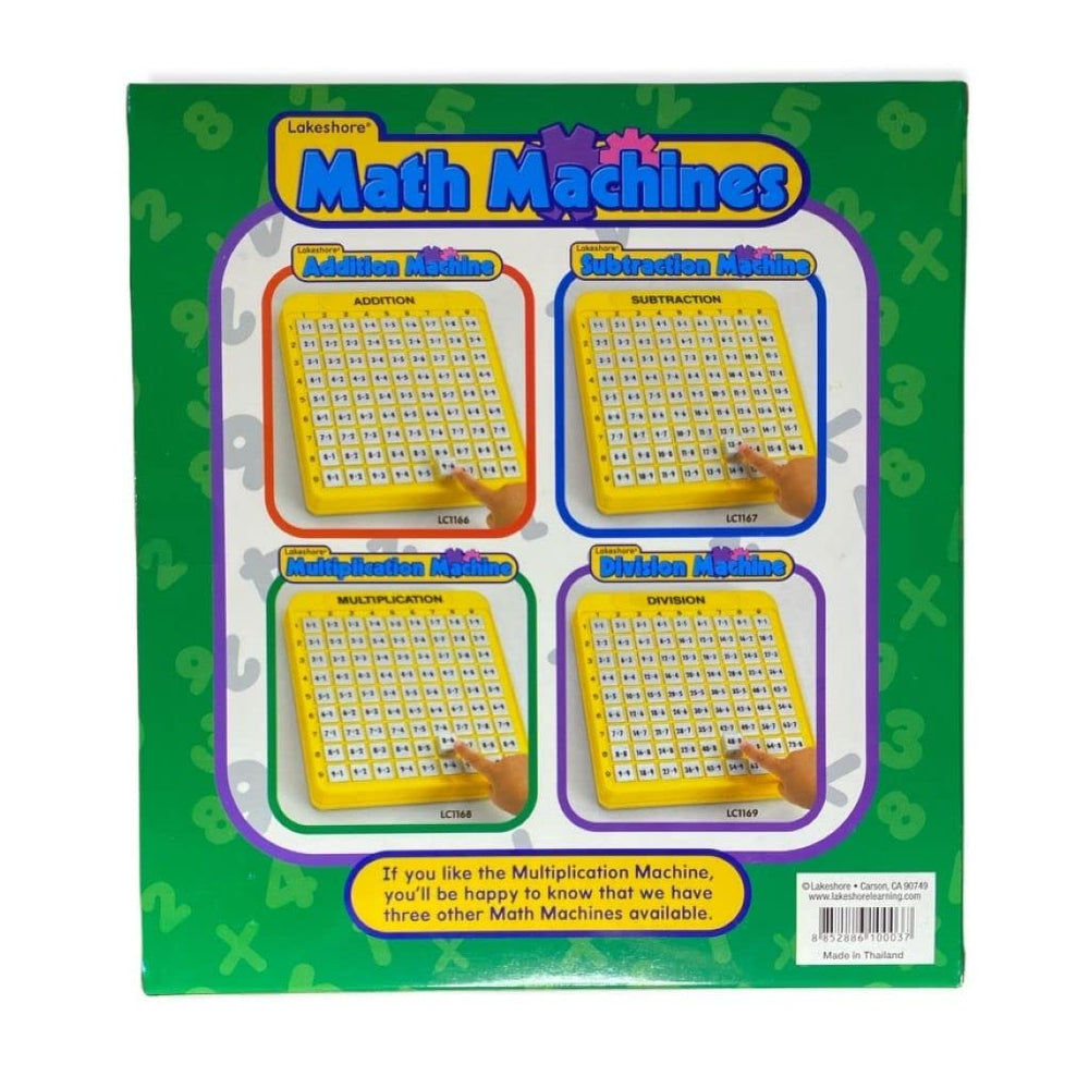 Lakeshore Multiplication Machine child using for self-checking learning.