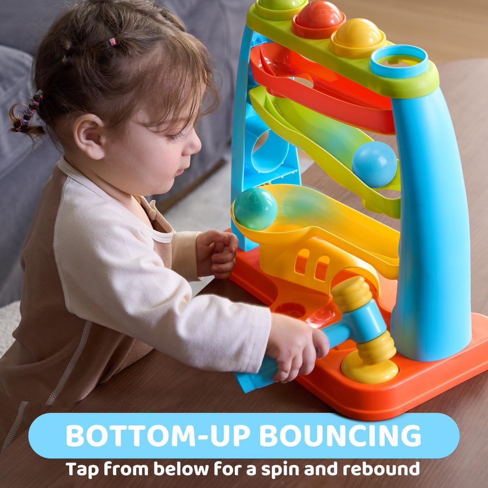 lalalark middle track sliding play, smooth paths promote sequencing and coordination