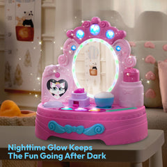 lalalark mini-cat animation lights up during use for a sensory moment.