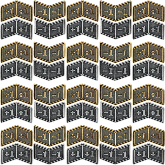 LAMJAM metal MTG counters in black for quick +1/+1 tracking