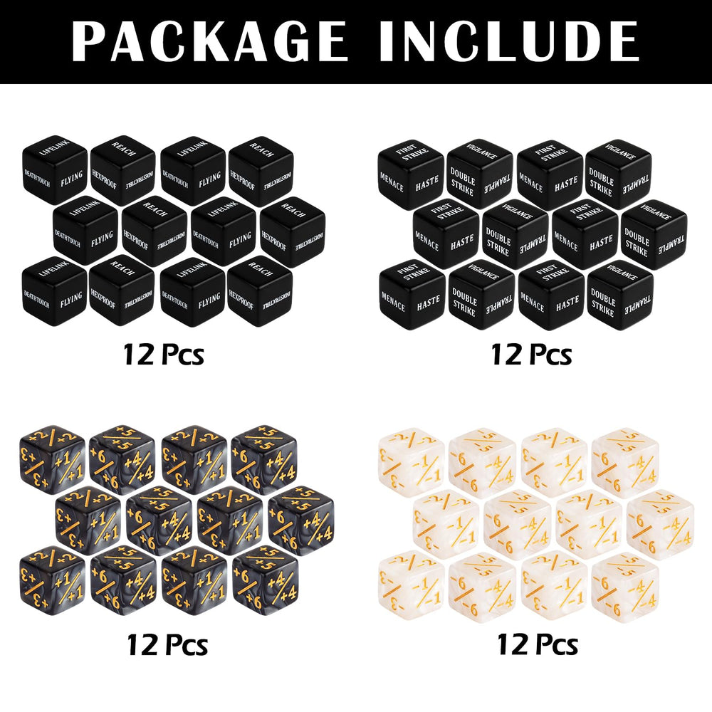 LAMJAM MTG counter dice with velvet pouch for easy transport.