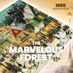 Lamplig Christmas Puzzles snowy cottages and twinkling lights for cozy weekends