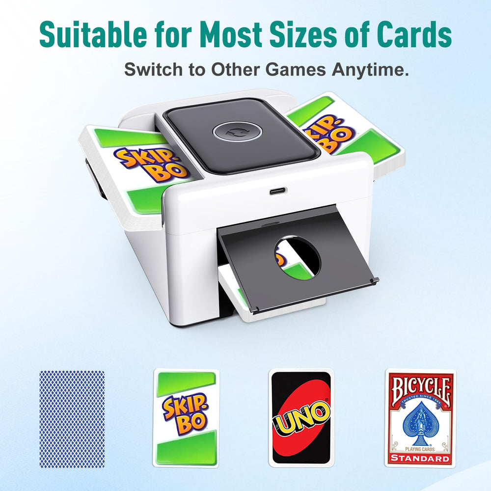 LAMZZP dual-mode shuffler with one-click shuffle feature