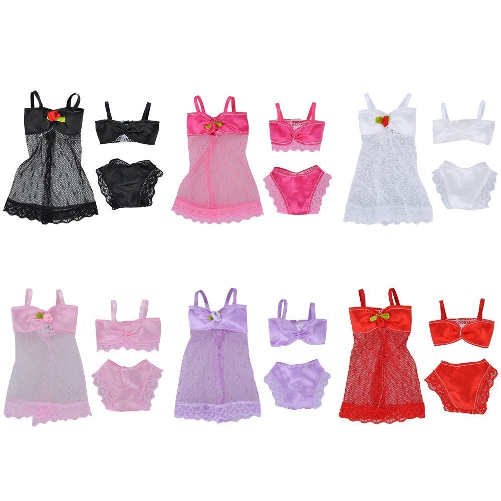 Lance Home swimwear sets give casual beach-ready looks for 11.5-inch dolls.