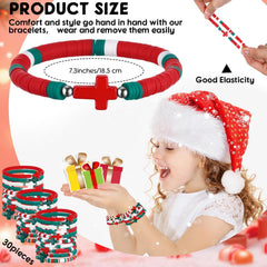 Landical polymer clay bracelet closeup showing durable elastic construction for daily wear