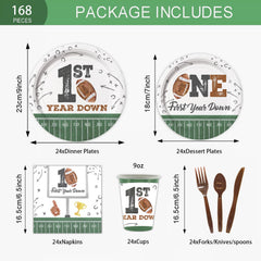LANGASQUE football first-year napkins soft and absorbent for mess-free meals.