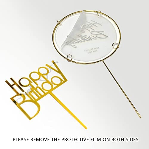 LANGPA happy birthday acrylic topper adds celebratory charm to celebrations