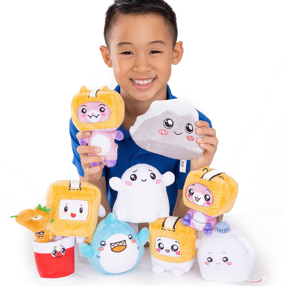 LankyBox Boxy 6-inch mini mystery plush, ideal for display and collection
