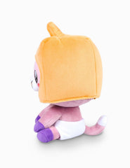 LankyBox Baby Foxy plush features a removable Velcro diaper for dressing play.
