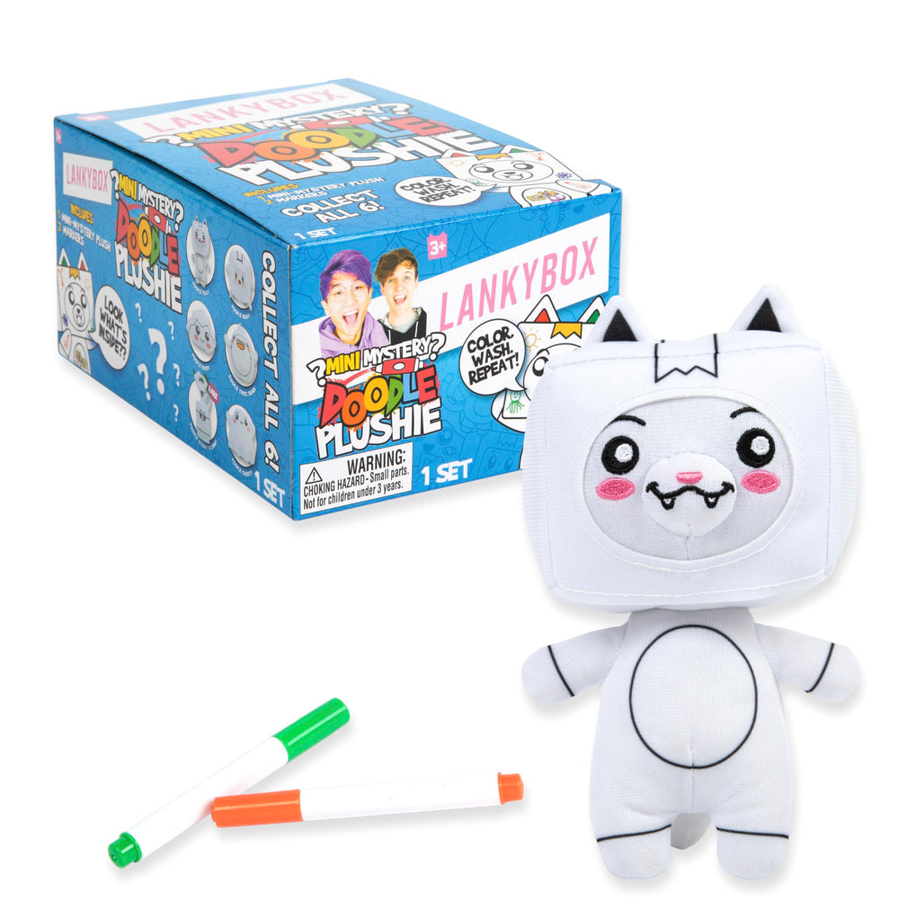 LankyBox doodle-collection character 5 plush for repeatable coloring.