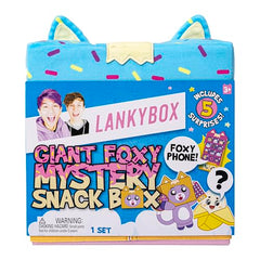 Electronic phone from the box delivering LankyBox phrases for interactive play