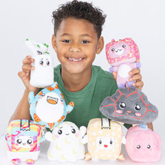 LankyBox Lava Rocky glow-in-the-dark plush for night display.