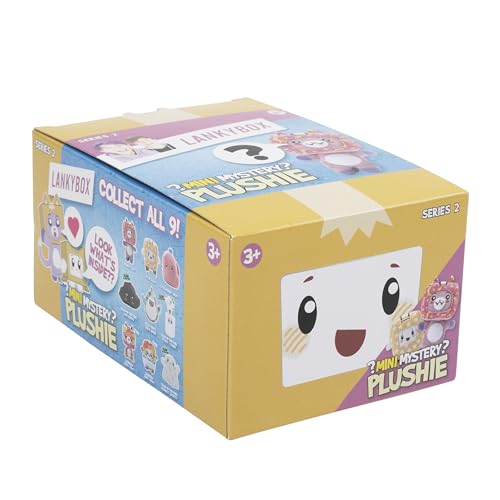 LankyBox Rainbow Baby Boxy plush ready for cuddles and display.