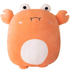 Lannery crab plush pillow, 16-inch cuddle-ready design for cozy evenings.