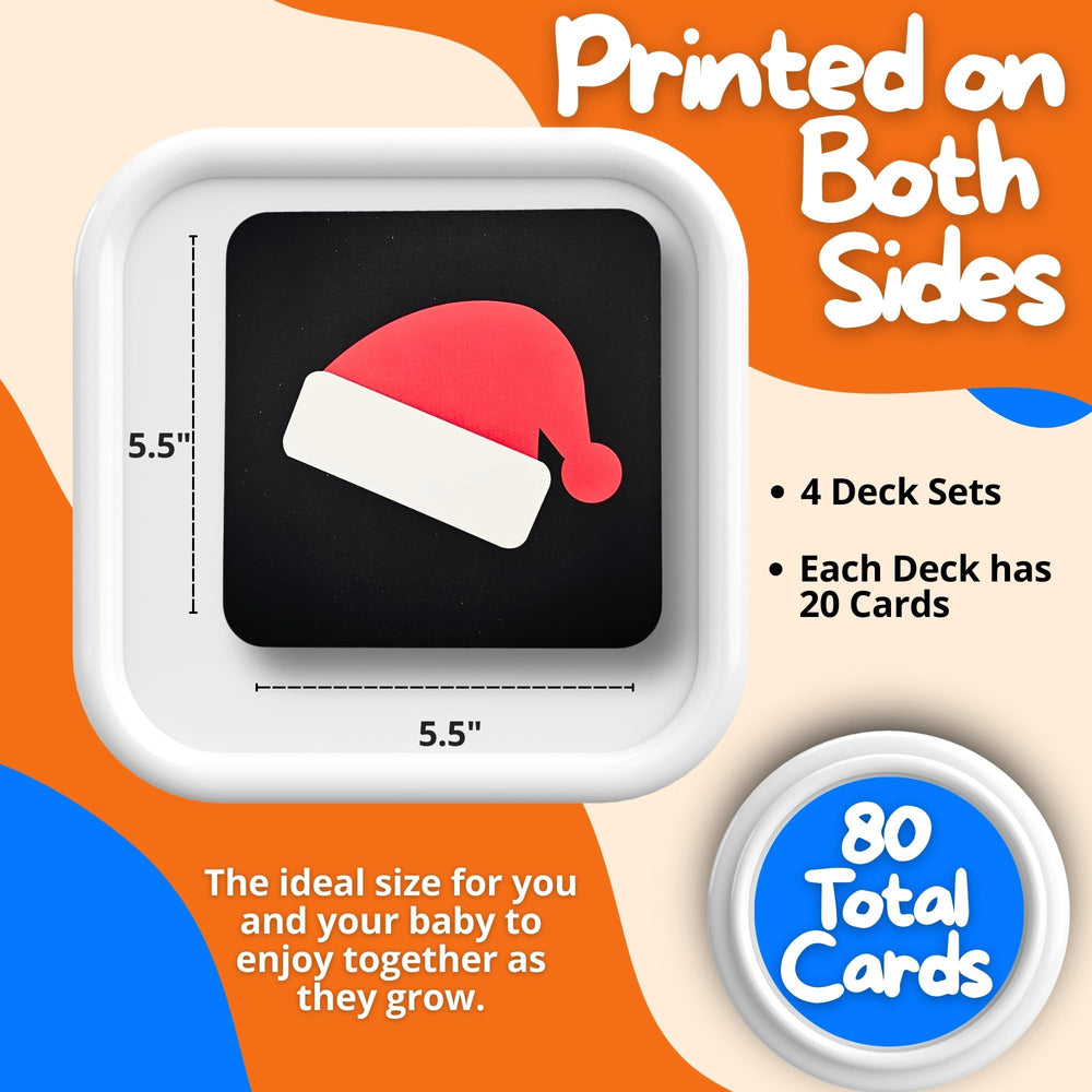 LaNoah Toys high-contrast cards make a thoughtful baby shower gift.