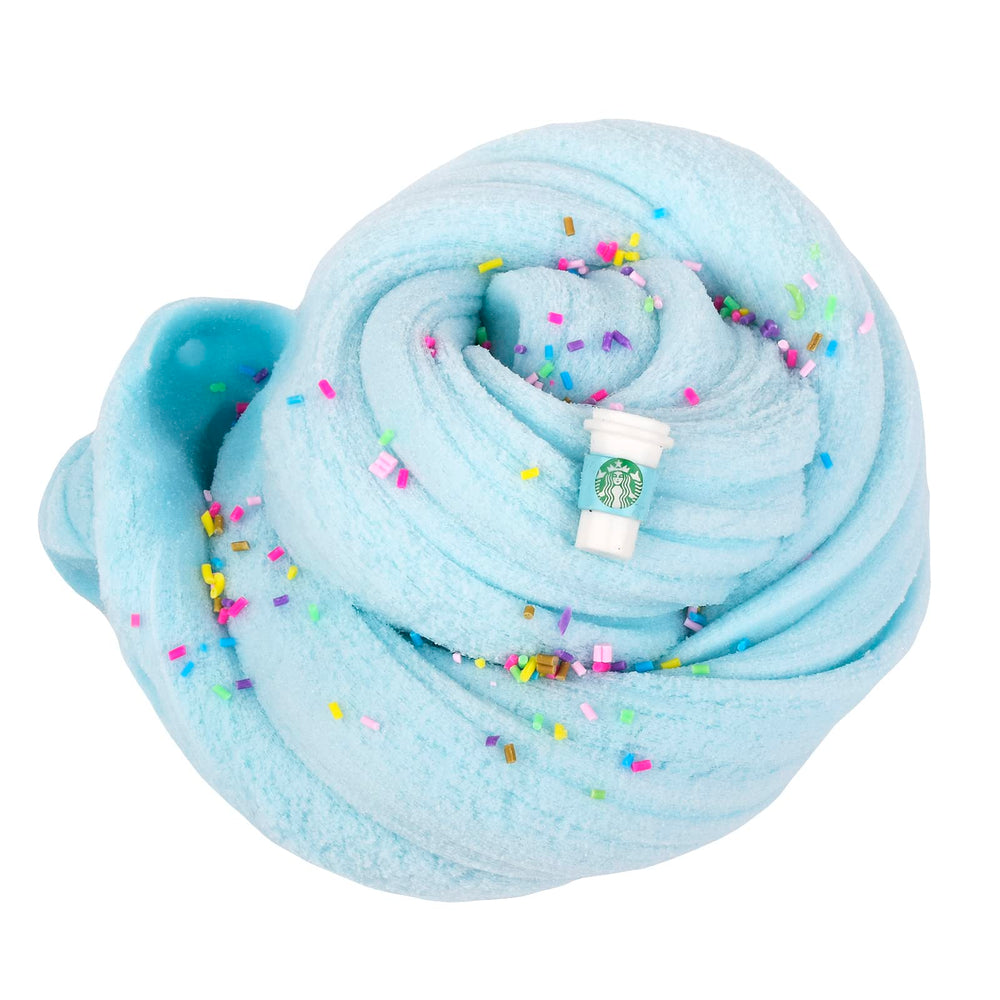 LANUMIONG Cloud Slime Kit stretchy texture enabling playful shaping.