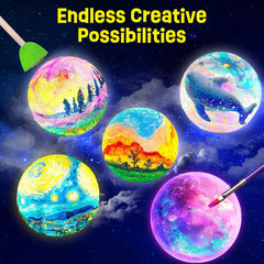LAOESE Moon Lamp Painting Kit: molding tools for shaping details.