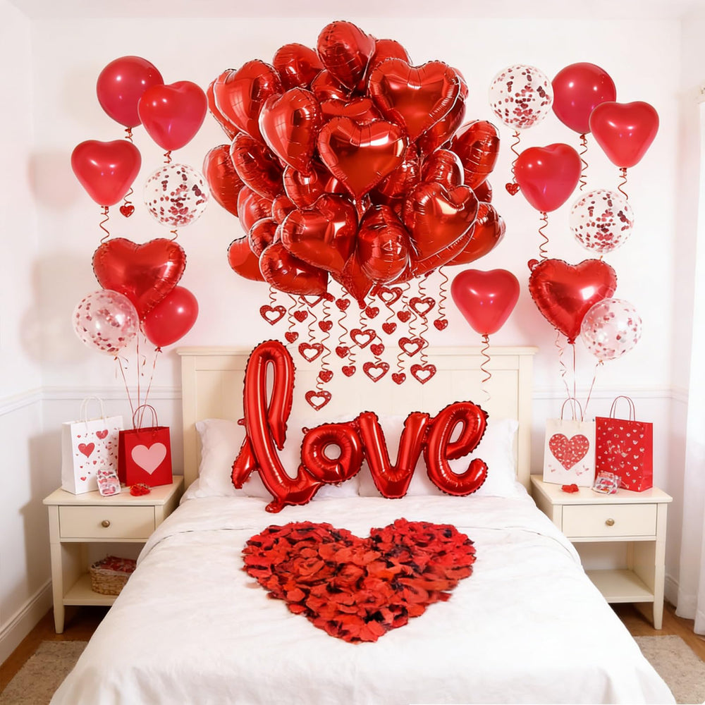 LAOREI faux rose petals for elegant floor and table scattering.