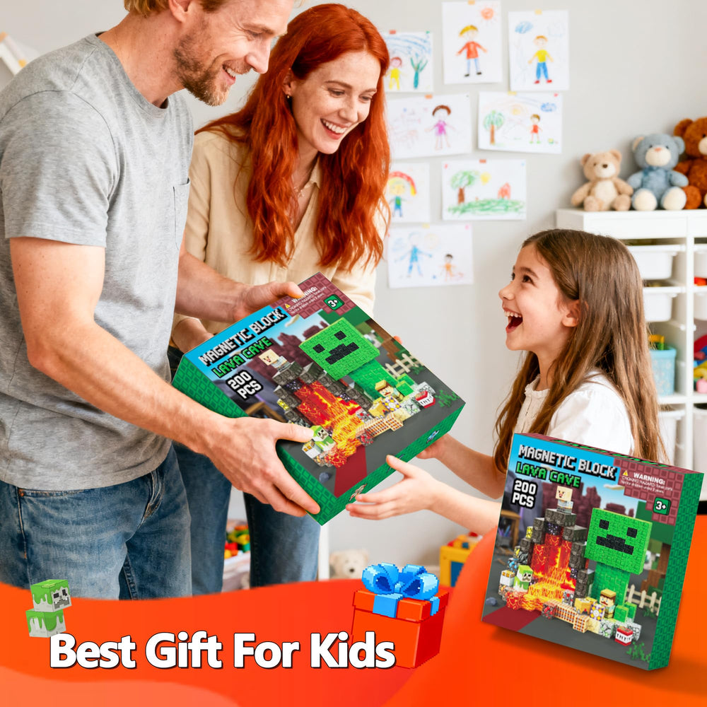 Laoren Magnetic Building Blocks gift-ready packaging for educational gifting