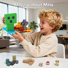 Laoren Magnetic Building Blocks safety design with durable, rounded edges