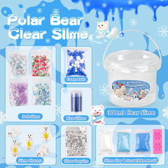 LAWOHO party favors concept with kids enjoying colorful slime gifts