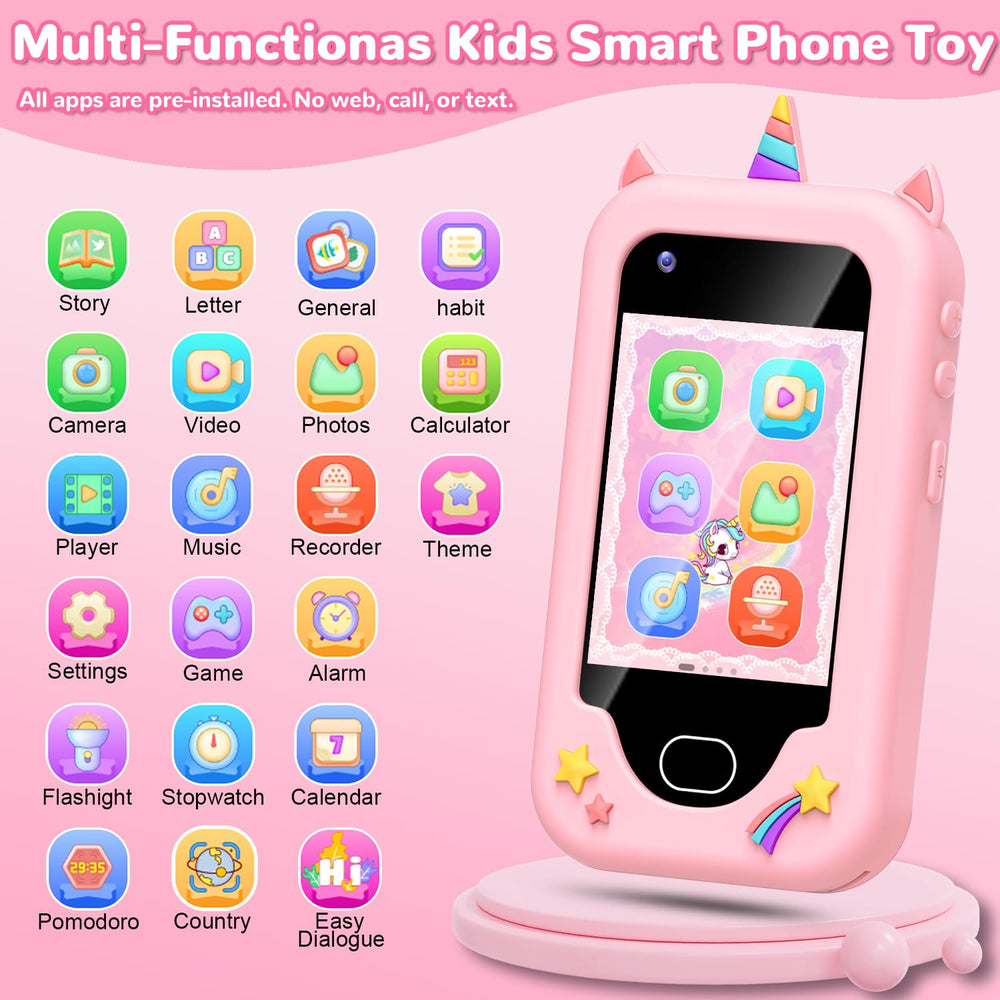 Lapare Kids Smart Phone side view showing compact, durable build for daily play