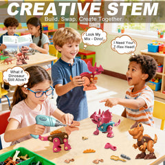 Laradola brown Velociraptor dinosaur toy sparks creative play.