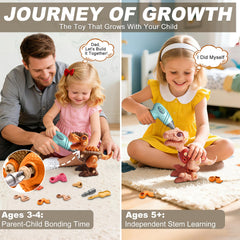Laradola clear step by step assembly instructions for kids.