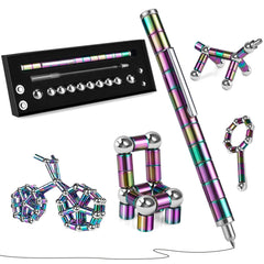 LARAH Color Fidget Pen Toy rings for tactile focus and stress relief.