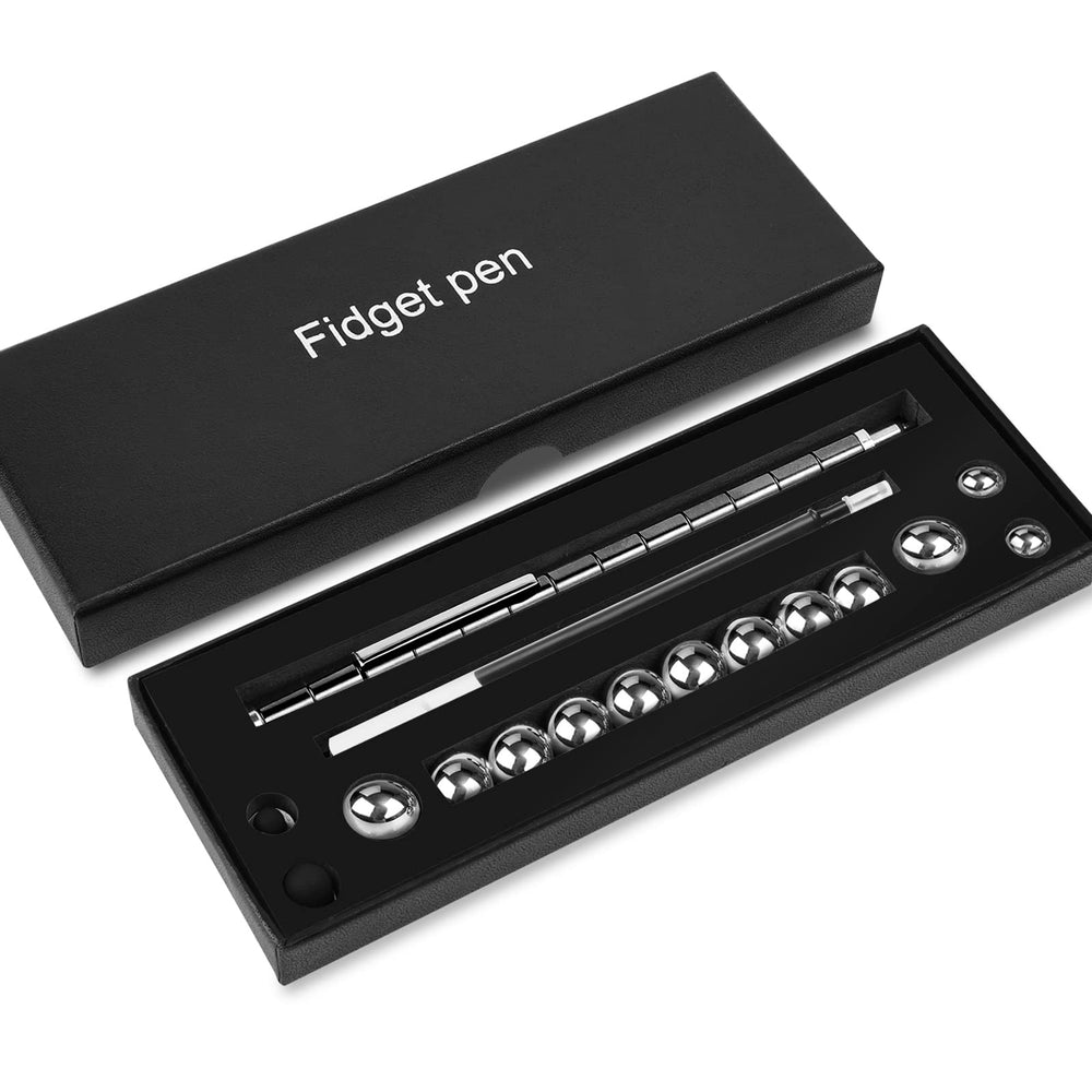 LARAH fidget pen accessories set with rings and balls.