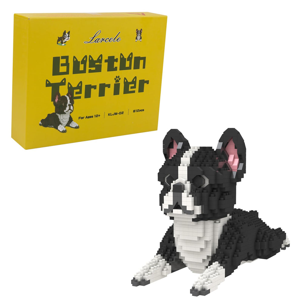 Larcele Micro Dog blocks front view; ideal for decorative display.