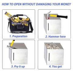 LARCOLO piggy bank saving goal concept promotes disciplined budgeting