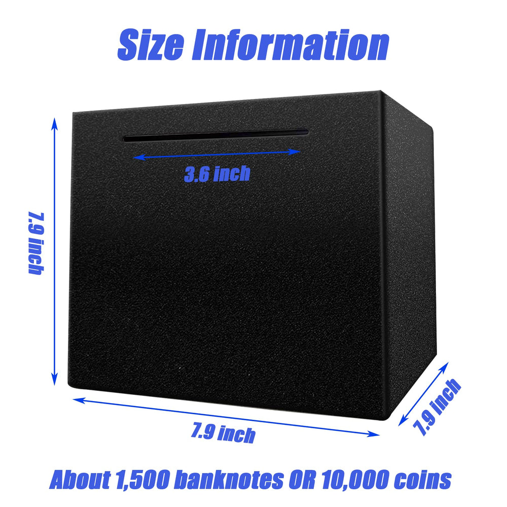 LARCOLO piggy bank top-slot focus for secure saving.