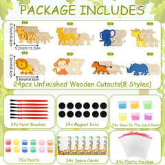 LARDUX glow in the dark paints for magical nighttime crafts