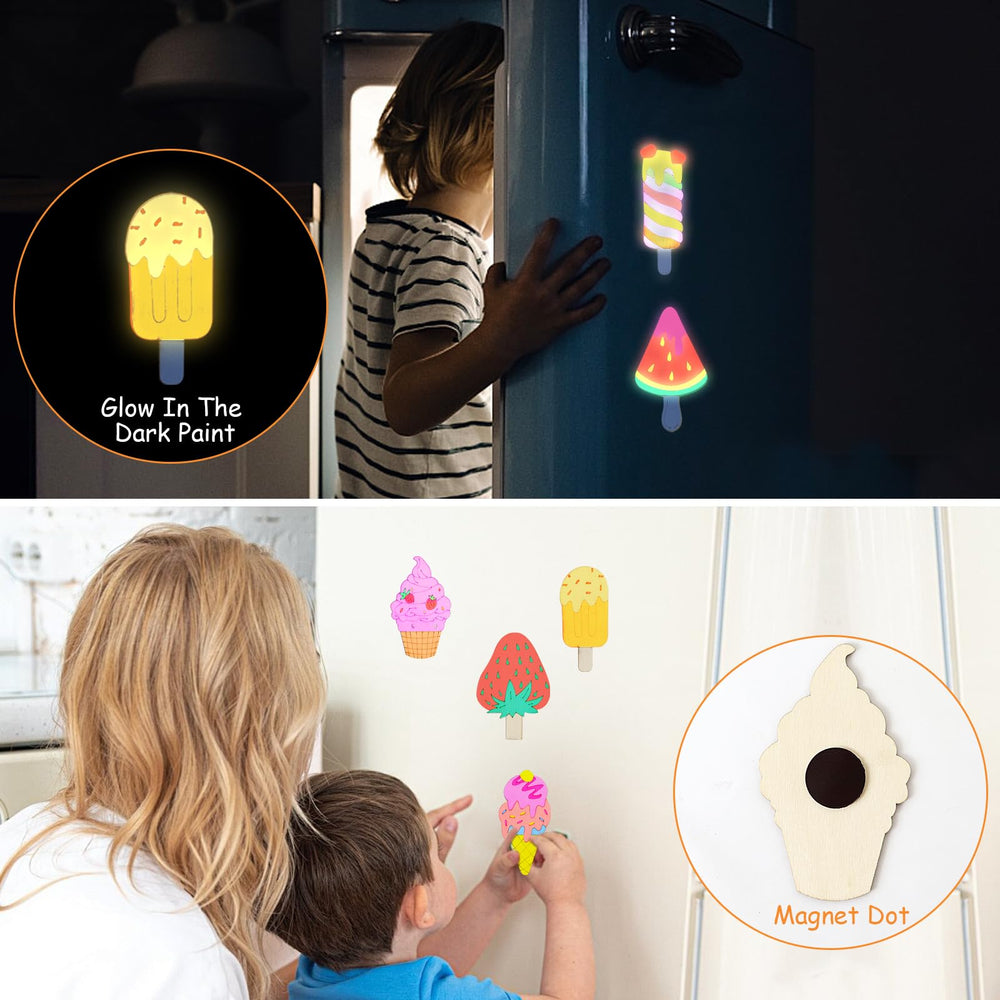 LARDUX 72 paints offer vibrant color options for ice cream shapes.