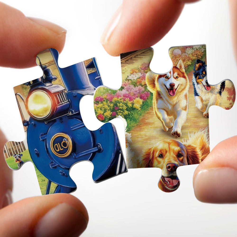 Larkipuzz complete-1000-piece puzzle-set with poster and storage card for easy organization.