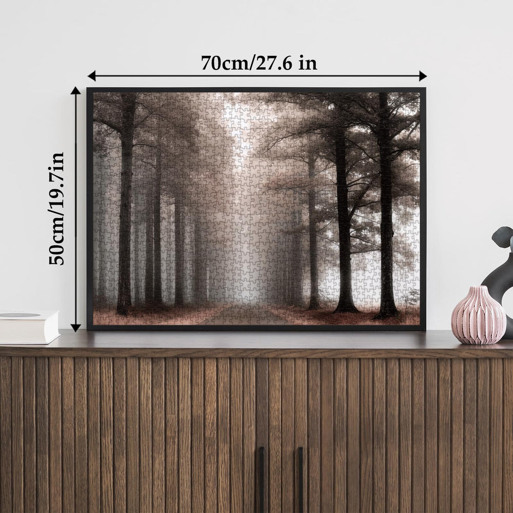 Larkipuzz 1,000-piece set includes a poster for assembly reference.