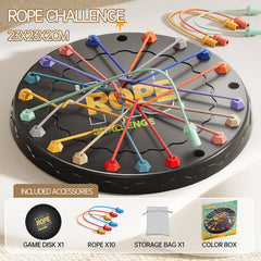 Lartoys Rope Untangling puzzle knots illustrate tangled pathways